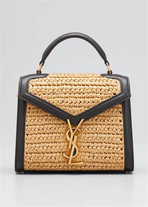 ysl raffia crossbody bag|saint laurent raffia clutch bag.